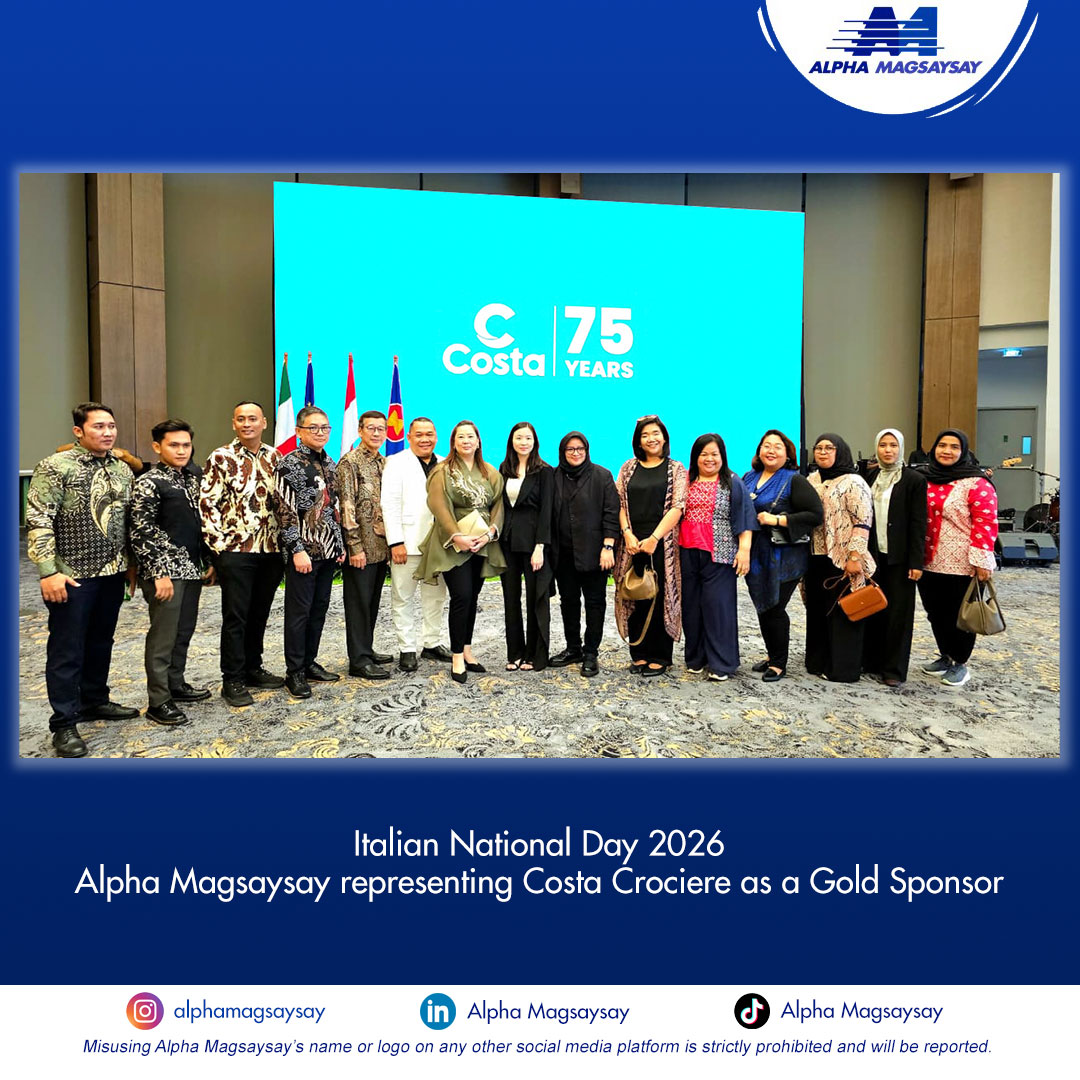 Italian National Day 2026 - Alpha Magsaysay representing Costa Crociere as a Gold Sponsor